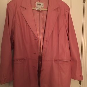 Beautiful Pamela McCoy  leather jacket
